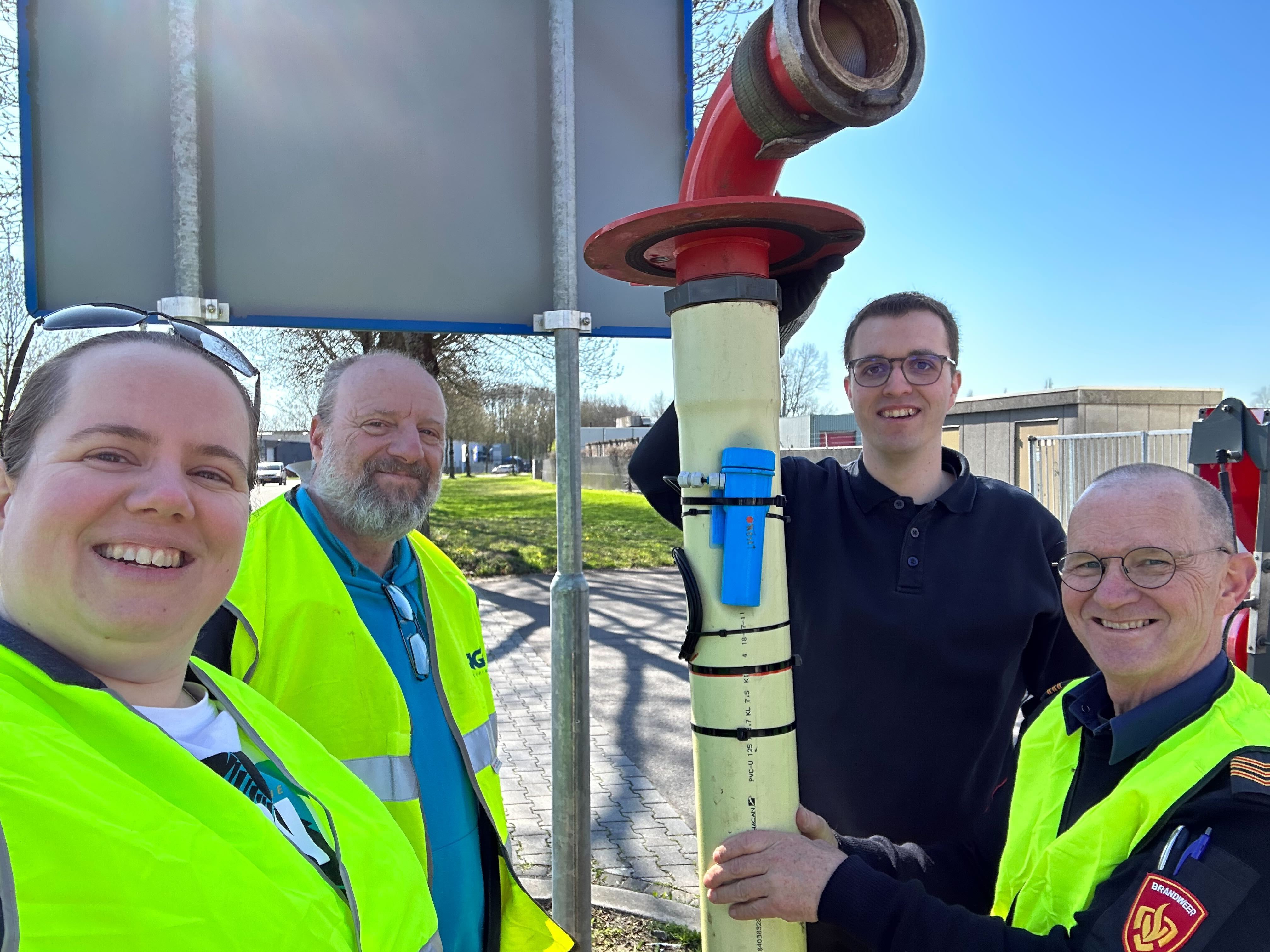 Watermeters helpen brandweer